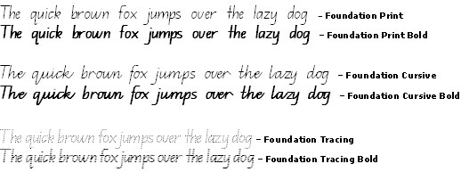 Foundation Cursive Font - Click Image to Close